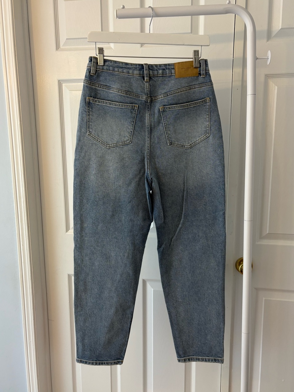 Vero Moda Blue 90s Style HighRise Mom Denim Jeans Size 27 Cotton - Picture 4 of 16